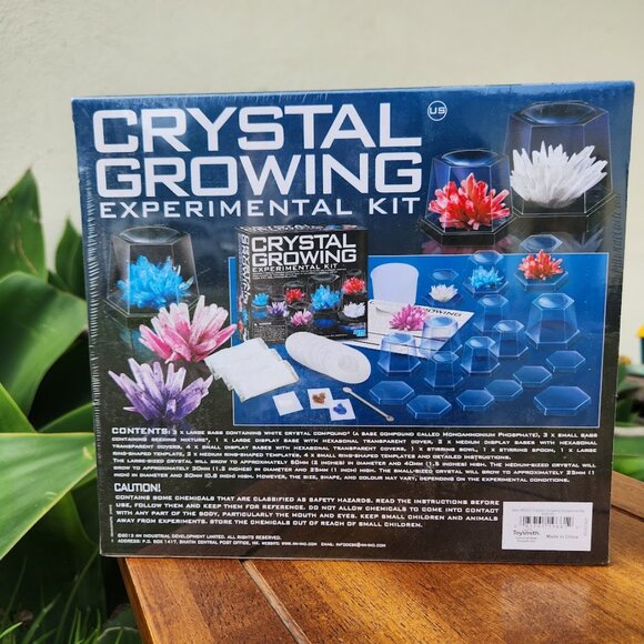 NEW 7 Crystal 4M Crystal Growing Science Experimental Kit Chemistry Display Case - Picture 7 of 12